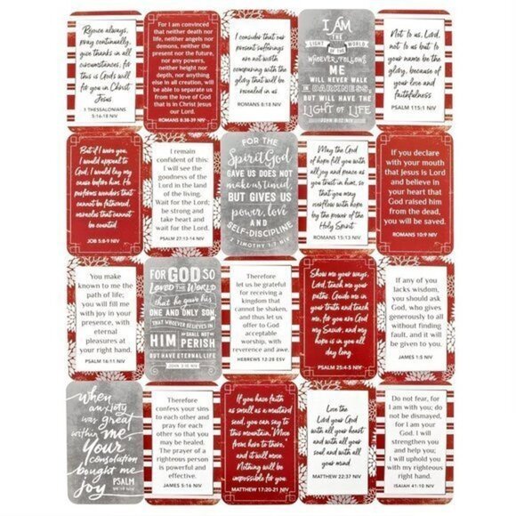 JennyM Grateful Verses of Gratitude & Joy Bible Verses Inspirational Prayer Card - Picture 5 of 7